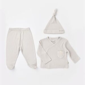 SOFT MODAL 3LÜ ZIBIN GRİ SET